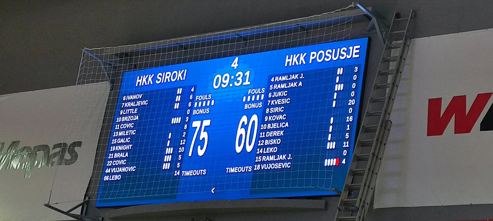 Nosači za LED semafor, HKK Široki: gotov rad